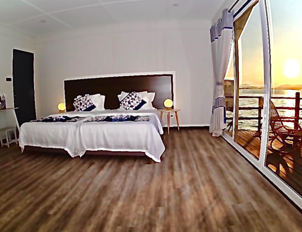 Отель Shun Shun Water Bungalows Семпорна Экстерьер фото